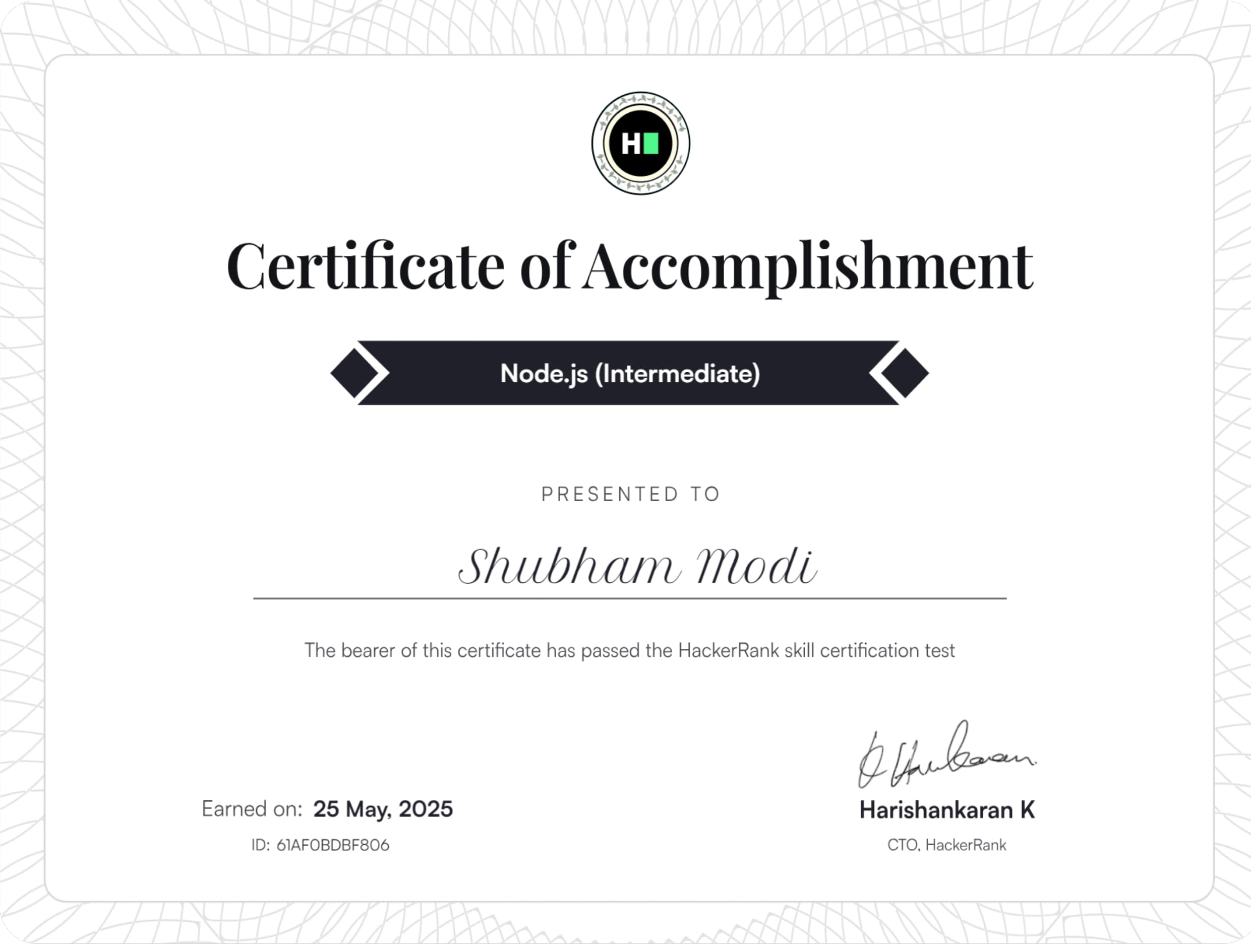 Node.js (Intermediate)